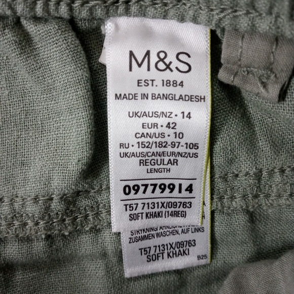 Marks & Spencer Olive Green Track Pants - Picture 8 of 16